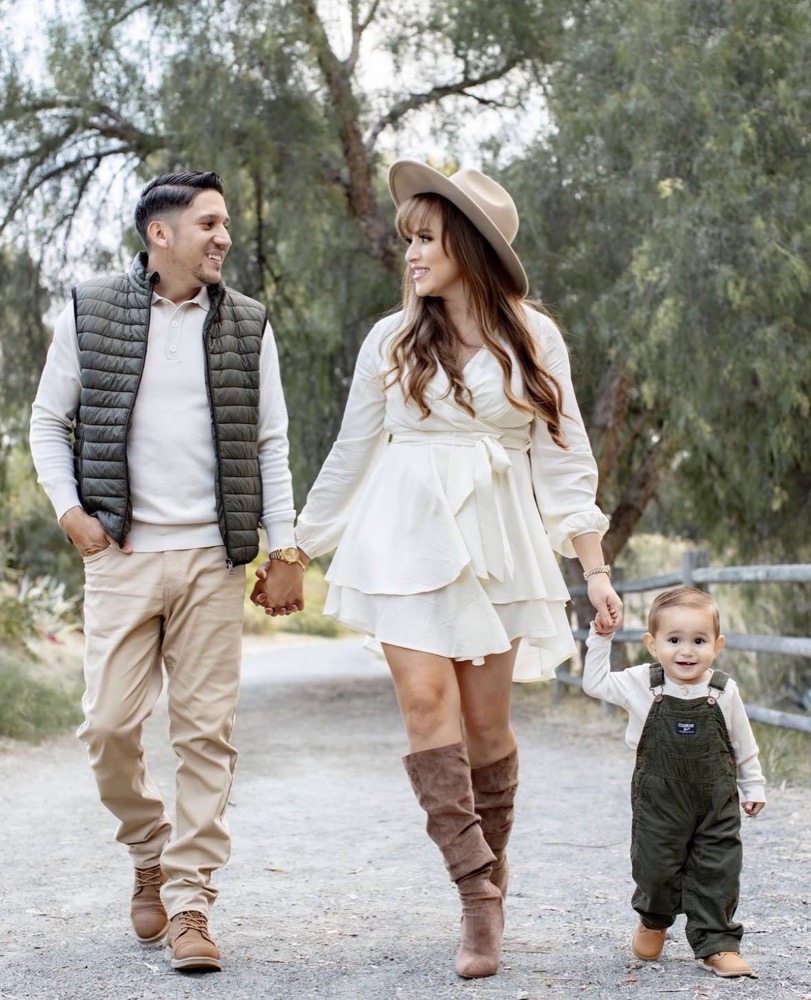 Angelica, Solivita's founder, with her family
